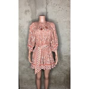 Cleobella Floral Magdalena Belted Dress Sz. Medium